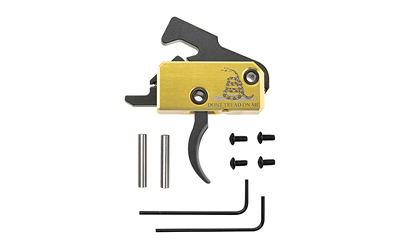 Rise Armament Super Sporting Trigger with Anti-Walk Pins, "Don't Tread On Me" Logo Edition — photo 3