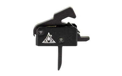Rise Armament Super Sporting Trigger, Live Free or Die, Flat Trigger, Anodized Finish, Black and White, Includes Anti-Walk Pins — photo 2