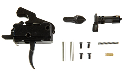 Rise Armament Super Sporting Trigger, Curved, Fits AR15, 3.5 LB Pull, Ambidextrous Safety, Matte Finish, Black