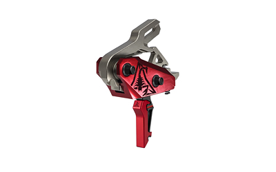 Rise Armament Rev 535 Trigger, Fits AR Style Rifles, Black and Red — photo 3