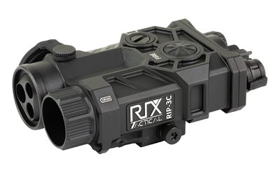 RIX Tactical RIP-3C, Infrared Laser/Illuminator, Green Class 3a Visible Laser, 0.25 Mil Click Adjustment, Black