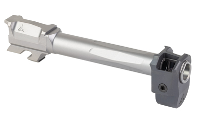 Radian Weapons RAMJET Fluted Barrel with AFTERBURNER Muzzle Brake, 9MM, Radianite Finish, Black/Gray, INTRA-LOK Mounting System, Fits Glock 48 — photo 2