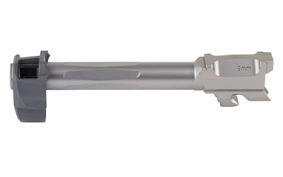 Radian Weapons RAMJET Fluted Barrel with AFTERBURNER Muzzle Brake, 9MM, Radianite Finish, Black/Gray, INTRA-LOK Mounting System, Fits Glock 48 — photo 3