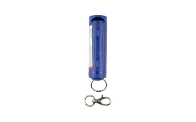 Sabre Flip-Top Pepper Gel, .54oz, Sapphire Blue, Includes Snap-Clip Keychain — photo 2