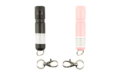 Sabre Mighty Discreet Pepper Spray, Powerful Stream, .18oz, Black and Pink — photo 2
