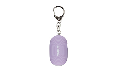 Sabre 2-in-1 Alarm, 130db, 20 Lumen LED Light, Snap Hook, Lavendar