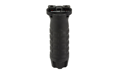Samson Manufacturing Corp. Vertical Foregrip, Anodized Finish, Black, Fits M-LOK, Medium (3.5"), Grenade Design