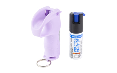 Sabre Quick Grip, Pepper Spray, .54oz, Pepper Spray Kit with Finger Loop and Practice Spray, Lavender, Aerosol Can — photo 2