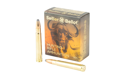 Sellier & Bellot Rifle, 375 H&H Mag, 300 Grain, Soft Point, 10 Round Box