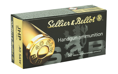 Sellier & Bellot Pistol, 40 S&W, 180 Grain, Jacketed Hollow Point, 50 Round Box — photo 2