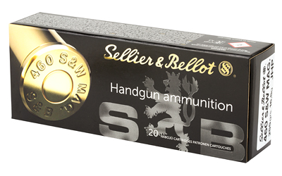 Sellier & Bellot Pistol, 460 S&W, 255 Grain, Jacketed Hollow Point, 20 Round Box — photo 3