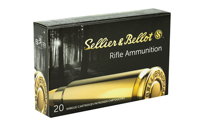 Sellier & Bellot Rifle, 8MM Mauser, 196 Grain, Soft Point Cut-Through Edge, 20 Round Box — photo 2