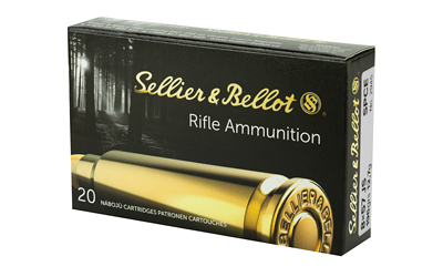 Sellier & Bellot Rifle, 8MM Mauser, 196 Grain, Soft Point Cut-Through Edge, 20 Round Box — photo 3