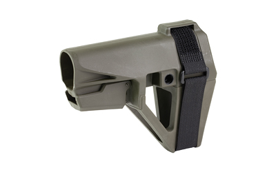 SB Tactical SBA5, Pistol Stabilizing Brace, Fits AR Carbine Extension, Olive Drab Green, 5 Position Adjustable, Includes Adjustable Nylon Strap — photo 3