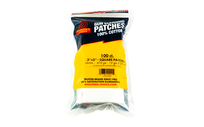 Shooter's Choice Shooters Choice Cleaning Patch, 3", 100 Pack