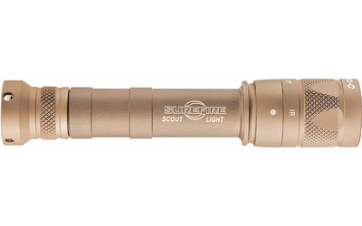 Surefire M640V Scout Pro Flashlight, LED, 350 Lumens White Light/120mW of IR, Tan Finish, 1913 Picatinny Mount installed, MLOK Mount included — photo 2