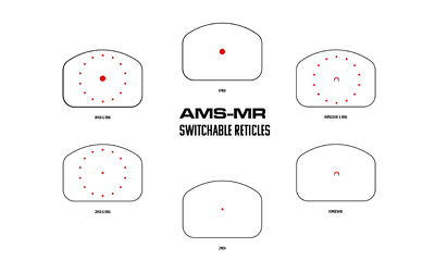 Shield Sights Advanced Mini Sight, Multi Reticle, Red Dot Sight, Non Magnified, Shield Footprint, Multi Reticle Variant, Matte Finish, Black — photo 4