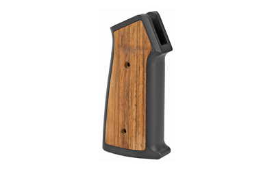 Sharps Bros. Aluminum/Wood AR Grip, Two M-LOK Hand Guard Panels, CNC Machined Billet 6061-T6 Aluminum Grip Frame, Anodized Black — photo 2