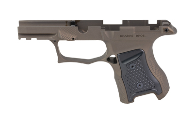 Sharps Bros. Gen 3 Grip Module, Fits Sig P365 Models with Manual Safety, Anodized Finish, Black, Bronze Grips