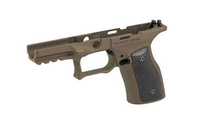Sharps Bros. Grip Module, Fits Springfield Echelon Compact, 7075 Aluminum Construction, Cerakote Finish, Bronze, Black Grip Panels — photo 3