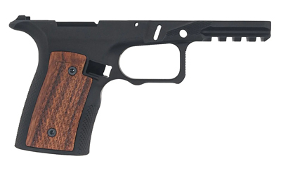 Sharps Bros. Aluminum/Wood Grip Module, Fits Ruger RXM, 7075 Aluminum Grip Frame, Anodized Black, Brazilian Cherry Grip Panels — photo 2