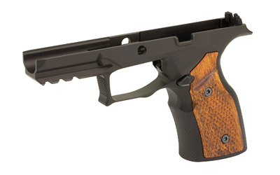 Sharps Bros. Grip Module, Fits Taurus GX4 Carry, 7075 Aluminum Construction, Anodized Finish, Black, Cherry Wood Grip Panels — photo 3