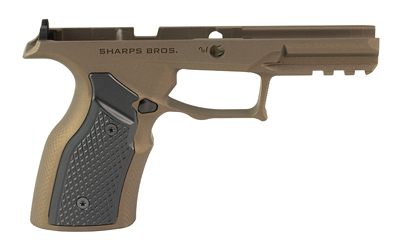 Sharps Bros. Grip Module, Fits Taurus GX4 Carry, 7075 Aluminum Construction, Cerakote Finish, Bronze, Black Grip Panels — photo 2