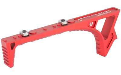 Strike Industries Link Curved Foregrip, Red, Fits MLOK and Keymod