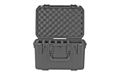 SKB Sports iSeries, Four Handgun, With Foam, Polypropylene Copolymer Resin Construction, Black, 17.25"x12.25"x11.625", 8.83 lbs — photo 4
