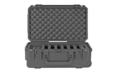 SKB Sports iSeries, Six Handgun, With Foam, Polypropylene Copolymer Resin Construction, Black, 21.75"x12.75"x13.75", 12.82 lbs — photo 4