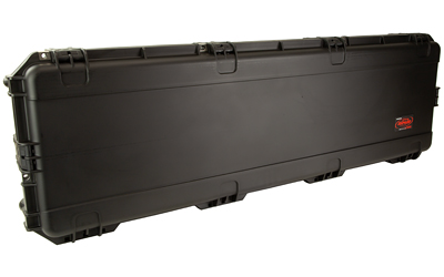 SKB Sports iSeries Double Rifle Case, With Foam, Polypropylene Copolymer Resin Construction, Black, 53"x17"x6.75", 24.3 lbs