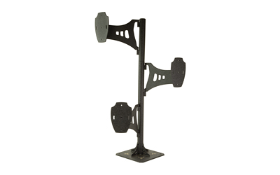 Skull Hooker Short Trophy Tree, Powder Coat Finish, Black