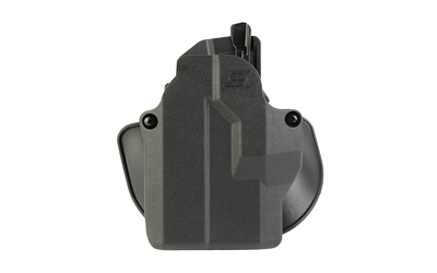 Safariland Solis, Outside Waistband Holster, Fits SIG P320C with Small Light, Paddle/Belt Attachment, Laminate Construction, Black, Right Hand