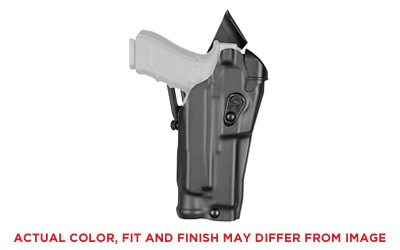 Safariland Model 6390RDS ALS Mid-Ride Level I Retention Duty Holster, Fits Glock 17 w/Light, Right Hand, STX Tactical Black Finish