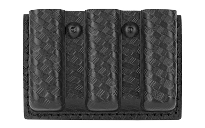 Safariland Model 775 Slimline Open Top Triple Magazine Pouch, For 2.25" Duty Belts, Fits Glock 17, Belt Loop, Hardshell STX