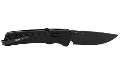 SOG Knives & Tools Flash AT, Folding Knife, 3.45" Straight Back, Black GRN Handle, D2 Steel, Titanium Nitride Finish, Black — photo 2