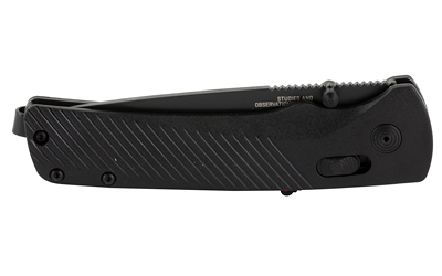 SOG Knives & Tools Flash AT, Folding Knife, 3.45" Straight Back, Black GRN Handle, D2 Steel, Titanium Nitride Finish, Black — photo 3
