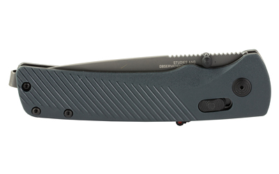 SOG Knives & Tools Flash AT, Folding Knife, 3.45" Straight Back, Urban Gray GRN Handle, D2 Steel, Titanium Nitride Finish, Black — photo 3