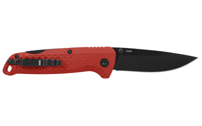 SOG Knives & Tools Adventurer, Folding Knife, 3.5" Drop Point Blade, 7.5" Overall Length, 5Cr15MoV Steel Blade, Straight Edge, Satin Finish, Silver — photo 2