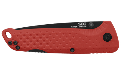 SOG Knives & Tools Adventurer, Folding Knife, 3.5" Drop Point Blade, 7.5" Overall Length, 5Cr15MoV Steel Blade, Straight Edge, Satin Finish, Silver — photo 3