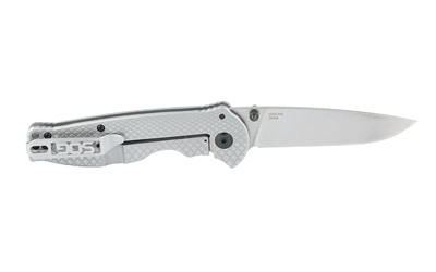 SOG Knives & Tools Flash II FL, Folding Knife, 3.4" Drop Point Blade, 8Cr13MoV Blade Steel, Straight Edge, Satin Finish, Silver — photo 2