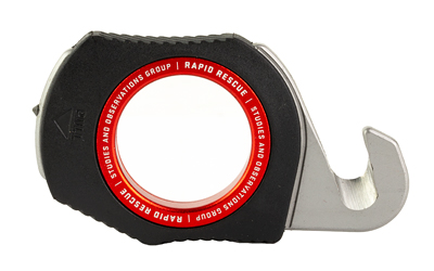 SOG Knives & Tools Rapid Rescue, Compact Seat Belt Cutter, Black and Red — photo 2