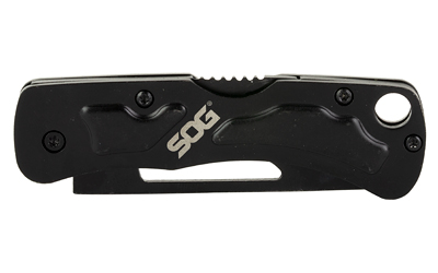 SOG Knives & Tools Centi II, Folding Knife, 2.1" Straight Edge, Straight Back, Stainless Steel Construction, Hardcased Finish, Black — photo 3