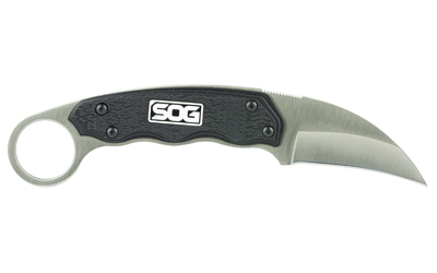 SOG Knives & Tools Gambit, Fixed Blade Knife, 2.58" Straight Edge Sheepsfoot, Black Glass-Reinforced Nylon Handle, 7Cr17MoV Stainless Steel — photo 2