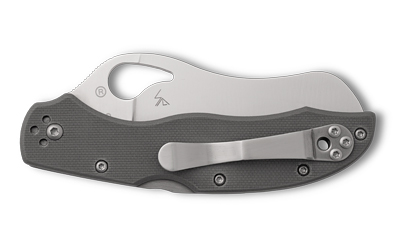 Spyderco Gooney, Folding Knife, 3.44" Hawkbill/Sheepsfoot Blade, SpyderEdge, 9Cr18MoV Blade Steel, 7.71" Overall Length, Back Lock, Satin Finish — photo 2