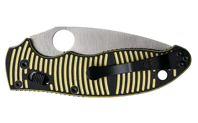 Spyderco Manix 2 Salt, Folding Knife, 3.37" Drop Point Blade, 8" Overall Length, CPM MagnaCut Blade Steel, Plain Edge, Satin Finish, Silver — photo 2