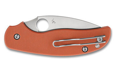 Spyderco Sage 6, Folding Knife, 3" Drop Point Blade, 7.13" Overall Length, CPM REX 121 Blade Steel, Plain Edge, Satin Finish, Silver — photo 2