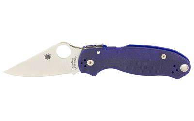 Spyderco Para 3, 2.95" Folding Knife, CPM-S45VN, Dark Blue G-10