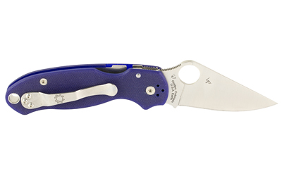 Spyderco Para 3, 2.95" Folding Knife, CPM-S45VN, Dark Blue G-10 — photo 2