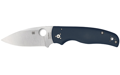 Spyderco Shaman, Folding Knife, 3.58" Drop Point Blade, CPM SPY27 Blade Steel, 8.31" Overall Length, Compression Lock, Satin Finish, Silver